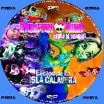 carátula cd de Monster High - Guerra De Colmillos - Escape De La Isla Calavera - Custom