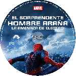 carátula cd de El Sorprendente Hombre Arana 2 - La Amenaza De Electro - Custom - V7