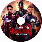 carátula cd de Los Vengadores 2 - La Era De Ultron - Custom - V05