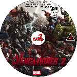 carátula cd de Los Vengadores 2 - La Era De Ultron - Custom - V07