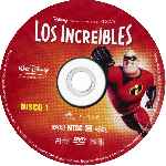 cartula cd de Los Increibles - Disco 1 - Region 1-4