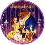cartula cd de La Bella Y La Bestia - Clasicos Disney - Custom - V2
