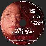 cartula cd de American Horror Story - Temporada 03 - Disco 03 - Custom