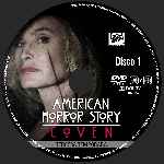 carátula cd de American Horror Story - Temporada 03 - Disco 01 - Custom