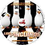 carátula cd de Los Pinguinos De Madagascar - 2014 - Custom - V2