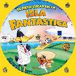 carátula cd de El Pato Lucas En La Isla Fantastica - Custom - V2