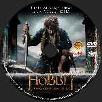 carátula cd de El Hobbit - La Batalla De Los Cinco Ejercitos - Custom - V07