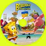 carátula cd de Bob Esponja - Un Heroe Fuera Del Agua - Custom - V4