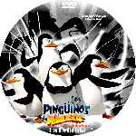 carátula cd de Los Pinguinos De Madagascar - 2014 - Custom - V3