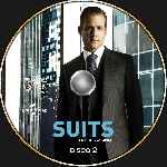 cartula cd de Suits - Temporada 01 - Disco 02 - Custom