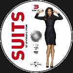 cartula cd de Suits - Temporada 02 - Disco 03 - Custom