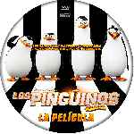 carátula cd de Los Pinguinos De Madagascar - La Pelicula - Custom - V2