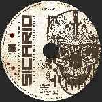 carátula cd de Sicario - 2015 - Custom - V3