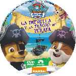 carátula cd de Paw Patrol - La Patrulla Y El Tesoro Del Pirata - Custom - V2