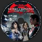 cartula cd de Batman V Superman - El Amanecer De La Justicia - Custom