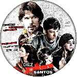 carátula cd de Diez Mil Santos - Custom