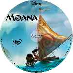 carátula cd de Moana - Un Mar De Aventuras - Custom - V3