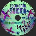 carátula cd de Escuadron Suicida - 2016 - Custom - V03