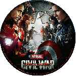 carátula cd de Capitan America - Civil War - Custom - V07