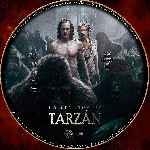 carátula cd de La Leyenda De Tarzan - 2016 - Custom - V4