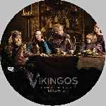 carátula cd de Vikingos - Temporada 04 - Disco 01 - Custom - V2