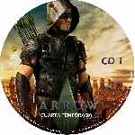 cartula cd de Arrow - Temporada 04 - Disco 01 - Custom