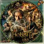 carátula cd de El Hobbit - La Desolacion De Smaug - Custom - V11