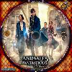 carátula cd de Animales Fantasticos Y Donde Encontrarlos - Custom - V3