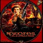 carátula cd de Resident Evil - El Capitulo Final - Custom - V05