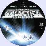 carátula cd de Battlestar Galactica - La Pelicula - Custom