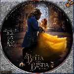 carátula cd de La Bella Y La Bestia - 2017 - Custom - V06