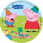 cartula cd de Peppa Pig - Mi Fiesta De Cumpleanos - Custom