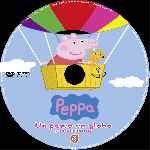 carátula cd de Peppa Pig - Un Paseo En Globo - Custom - V2