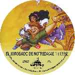 cartula cd de El Jorobado De Notre Dame - 1996 - Custom - V3