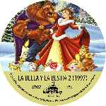 carátula cd de La Bella Y La Bestia 2 - Una Navidad Encantada - Custom - V3