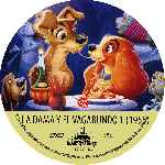 cartula cd de La Dama Y El Vagabundo - Clasicos Disney - Custom - V3