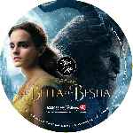 carátula cd de La Bella Y La Bestia - 2017 - Custom - V09