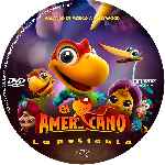 carátula cd de El Americano - La Pelicula - Custom