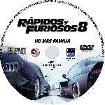 carátula cd de Rapidos Y Furiosos 8 - Custom - V5