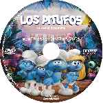 carátula cd de Los Pitufos - La Aldea Escondida - Custom - V3