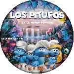 carátula cd de Los Pitufos En La Aldea Perdida - Custom - V10