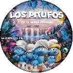 carátula cd de Los Pitufos En La Aldea Perdida - Custom - V10