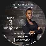 cartula cd de Blindspot - Temporada 01 - Disco 03 - Custom