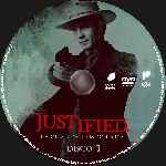cartula cd de Justified - Temporada 04 - Disco 01 - Custom