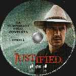 cartula cd de Justified - Temporada 06 - Disco 01 - Custom