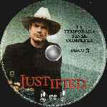 cartula cd de Justified - Temporada 06 - Disco 03 - Custom