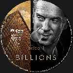 cartula cd de Billions - Temporada 01 - Disco 01 - Custom 
