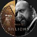 cartula cd de Billions - Temporada 01 - Disco 02 - Custom 