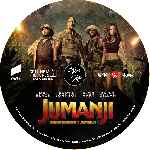 carátula cd de Jumanji - Bienvenidos A La Jungla - Custom - V3