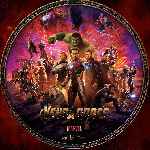 carátula cd de Vengadores - Infinity War - Custom - V02